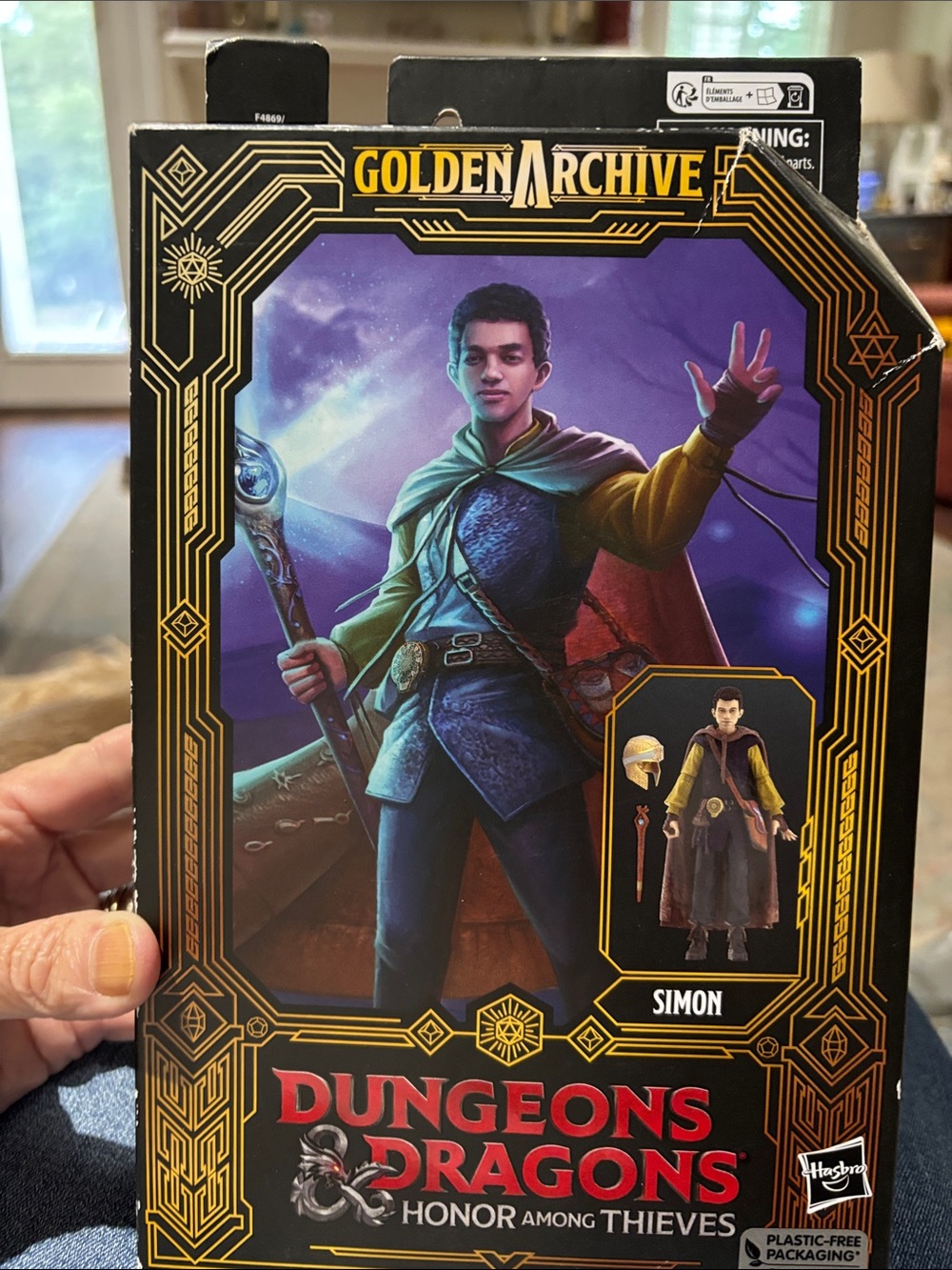 Hasbro Dungeons & Dragons Golden Archive Figure - Purple & Green Cloak